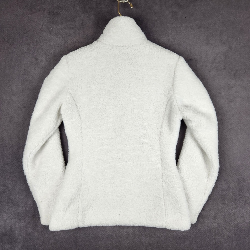 Patagonia Los Gatos Full Zip Fleece Jacket Womens Small White 25211 Slim Fit - Picture 2 of 10